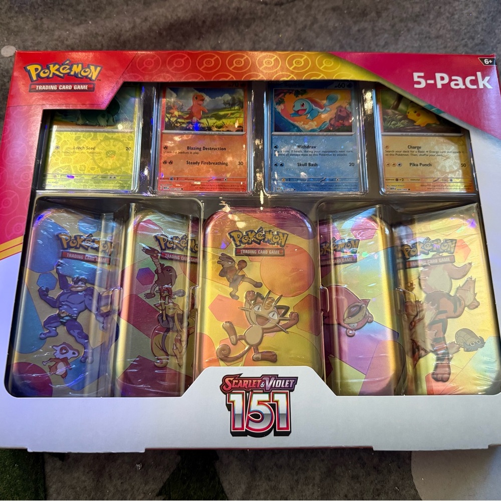 Pokemon Scarlet & Violet 151 Trading Card 5-Pack - Multicolor